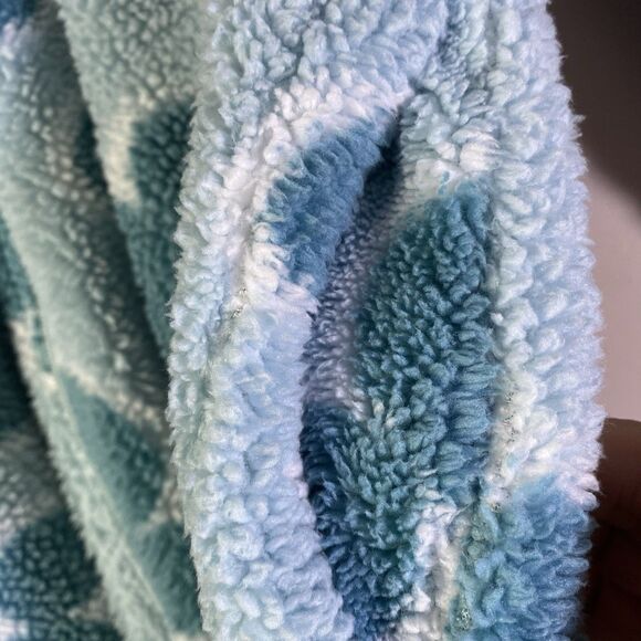 Disney Womens Mickey Mouse Fleece Lounge Cozy Hoodie Green Full Zip Extra Small - Picture 7 of 16